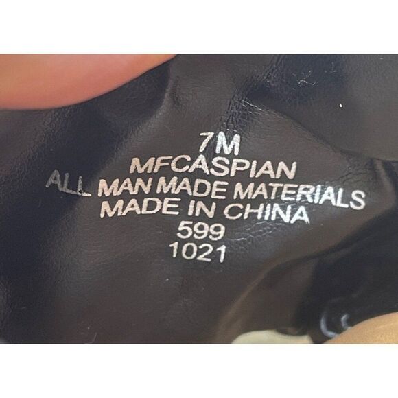 Marc Fisher Caspian Women's Woven Strap Slide Sandals Size 7M, Black, NEW - Picture 5 of 9